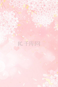 粉色樱花树背景图片_清新粉樱花梦幻粉樱花