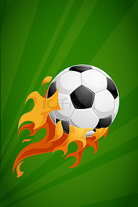 世界杯足球背景图片_赢战世界杯球热血足球绿色质感广告背景