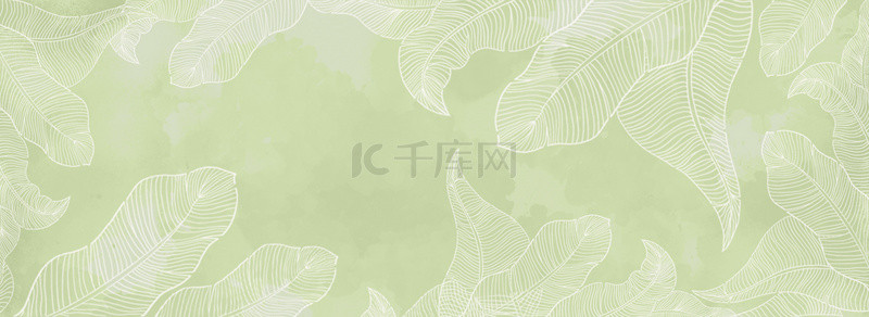 叶子背景图片_春天小清新植物叶子植物纹理背景
