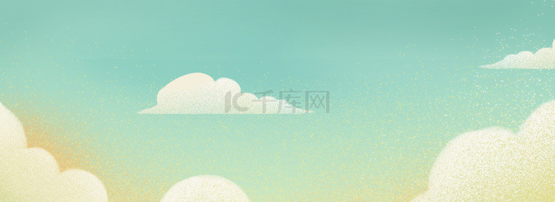 蓝天白云自然风景背景图