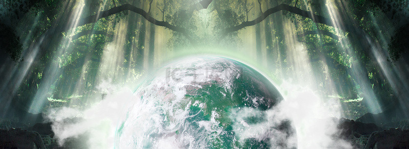 环保世界环境日背景图片_绿色环保世界环境日背景