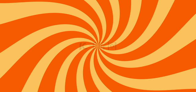 橙色糖果抽象几何螺纹背景