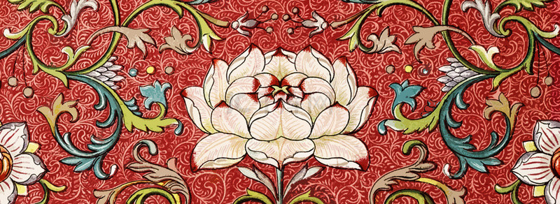 中式红色古典花纹底纹背景