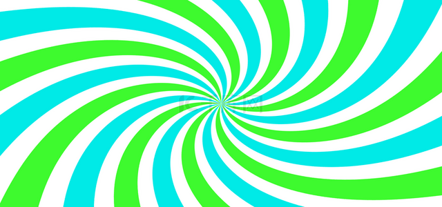 蓝绿色旋转螺纹几何背景