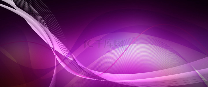 紫色展板背景图片_紫色商务会议线条背景