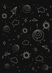 宇宙背景图片_planet illustration星星背景