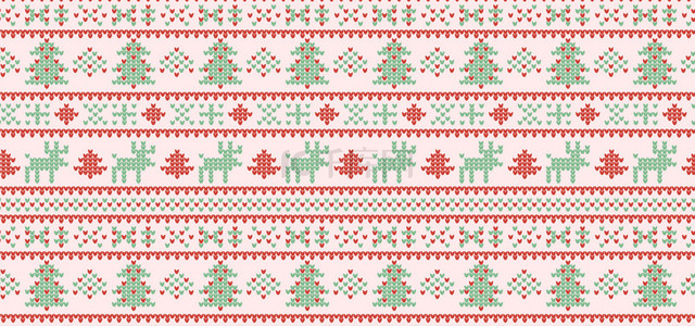 圣诞图案素材背景图片_红色圣诞针织纹理背景素材