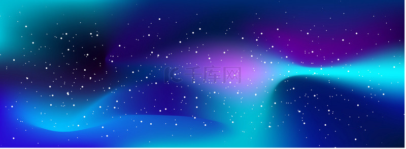 星空背景图片_星空蓝色渐变BANNER