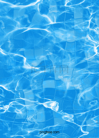 蓝色系创意质感泳池背景