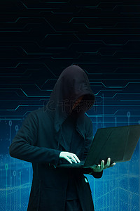 程序员黑客海报背景