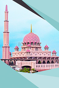 马来西亚目录背景图片_十一国庆节马来西亚旅游背景素材