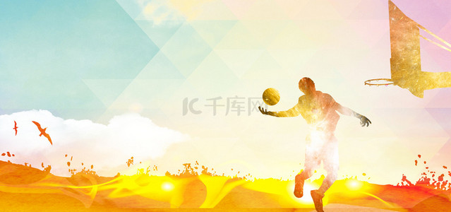 东京迷幻风背景图片_篮球体育运动比赛高清背景