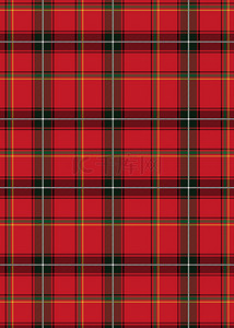 苏格兰风格红色格纹背景