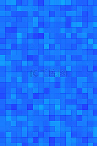 蓝色几何格子背景图片_格子正方形蓝色简约背景