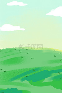 春天惊蛰自然风景绿色背景图