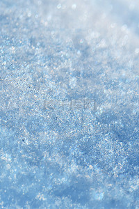 淡蓝色雪地积雪底纹背景