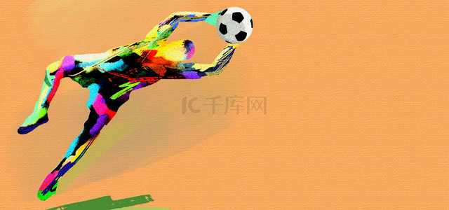 足球背景图片_足球世界杯banner背景
