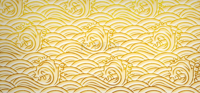 黄色中国风底纹质感纹理背景
