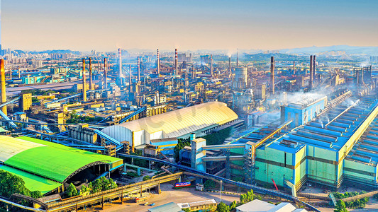 工业摄影照片_城市广西柳州工业制造厂工厂摄影图配图