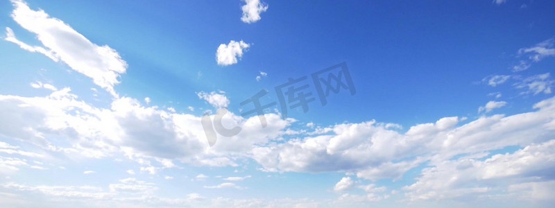 日系甜美风格素材摄影照片_蓝天白云天空素材