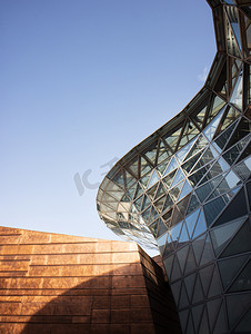 城市白天建筑上海世博会博物馆游玩摄影图配图