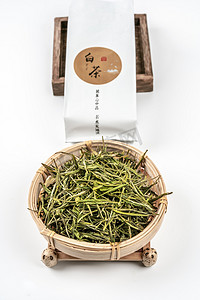 白茶清香营养精品茶叶摄影图配图