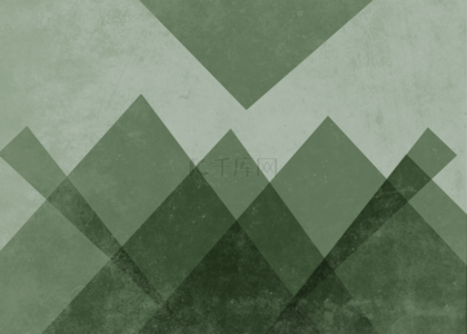 墨绿色背景图片_绿色系三角形的变化背景