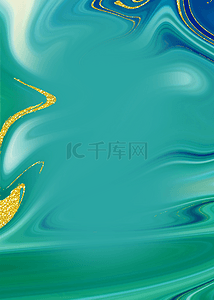 绿色黄色蓝色白色水纹抽象背景