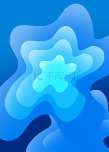 蓝色抽象几何渐变艺术变化背景