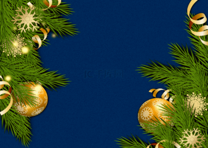 蓝色背景免费背景图片_蓝色圣诞节干净背景