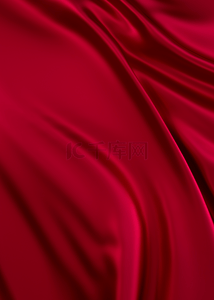 纯色背景图片_红色丝绸质感背景