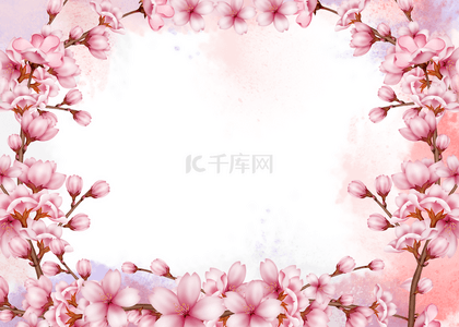 壁纸图片背景图片_粉色美丽樱花盛开背景