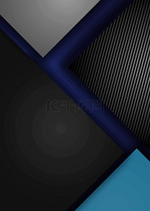蓝色斜纹背景图片_蓝色黑色斜纹立体抽象