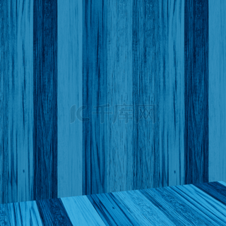 蓝色木纹时尚背景