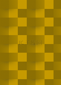 矩形立体背景图片_黄色抽象线条几何现代背景