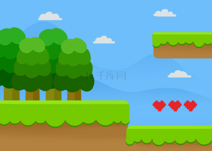 游戏绿色背景