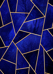 金属边框背景背景图片_蓝紫色大理石材质几何边框背景