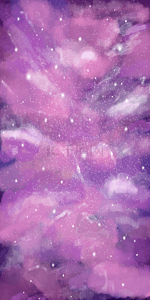 水彩宇宙紫色星空背景