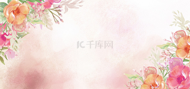 壁纸图片背景图片_粉色浪漫春季花卉背景