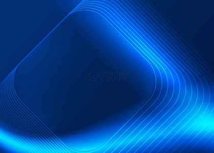 蓝色科技发光线条背景图片_蓝色科技发光未来感