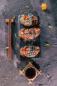 中秋节大闸蟹室内美食美味摄影图配图