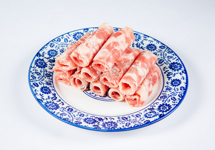 肉卷肥牛卷鲜肉火锅营养摄影图配图