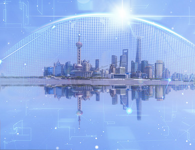 科技城市互联智慧城市上海
