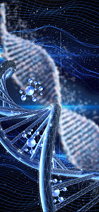 医学DNA概念背景疫情防控科技医疗