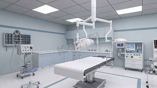 医院手术室手术医疗器材摄影图配图