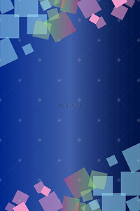 宣传页背景图片_扁平几何四方形商务画册背景