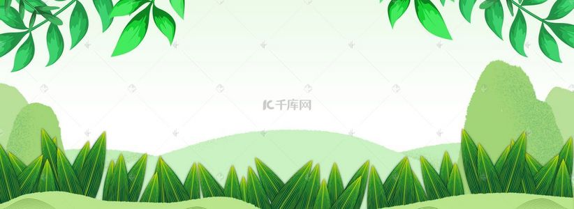 春天背景图片_春季清新绿色淘宝海报背景