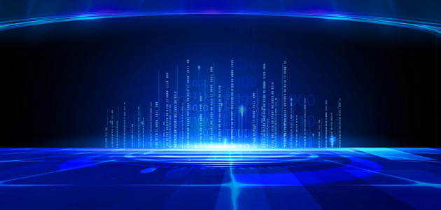 互联网背景图片_网络安全数据蓝色科技背景