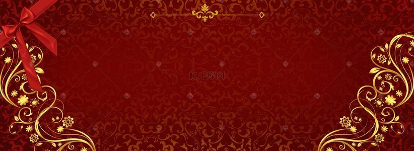 淘宝纹理质感红色婚庆海报背景