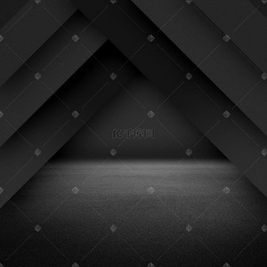 黑色几何淘宝背景背景图片_简约几何黑色磁力片PSD分层主图背景素材